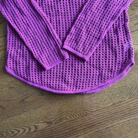 Jeanne Pierre Crochet Pink Sweater - Size S - Excellent Condition - Picture 5 of 7